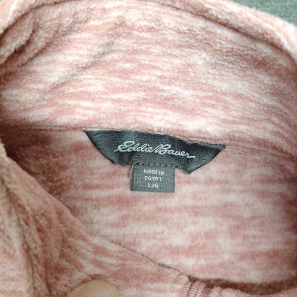 Eddie Bauer Women's Fast Fleece Raglan-sleeve 1/4-zip - Solid Size Large - Picture 4 of 7